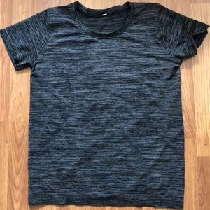 Lululemon Gray Space Dyed Athletic Top Sz 8